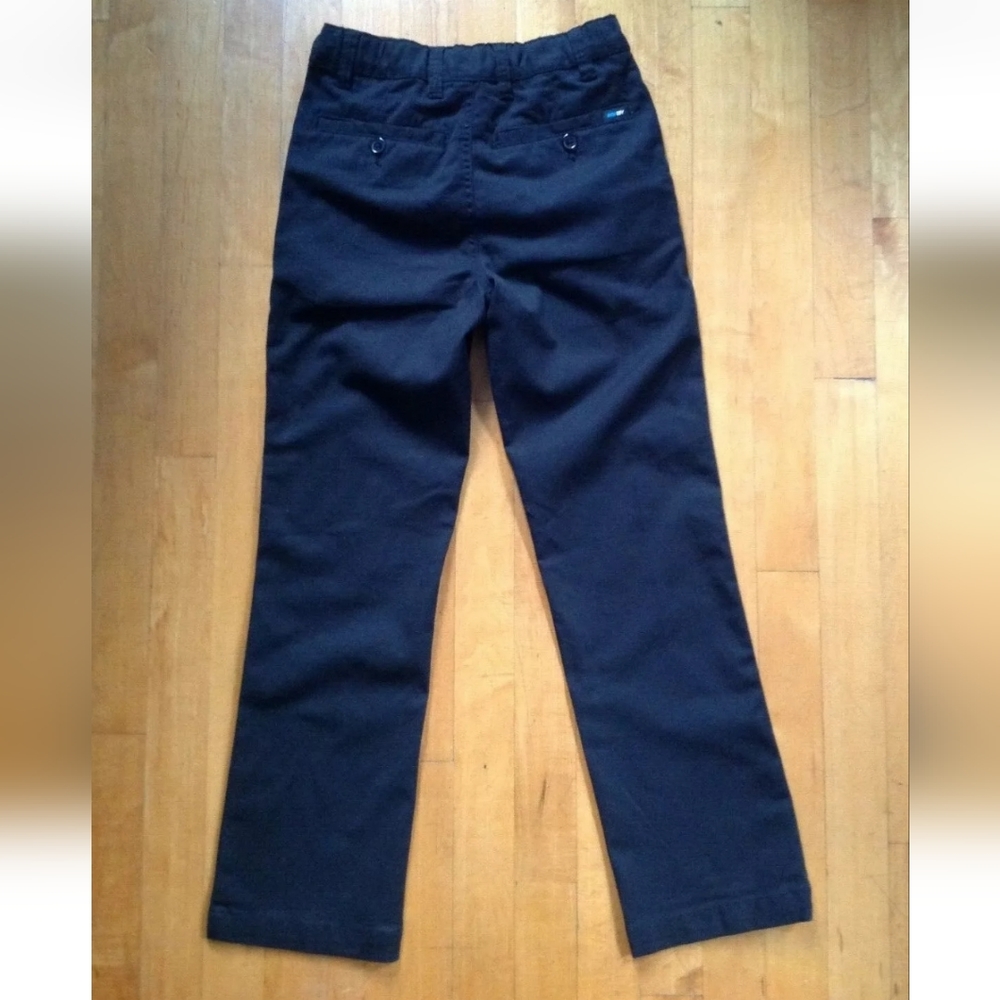 Boy's Black Dress Pants Size 10 Regular Cotton/Spandex by Amplify